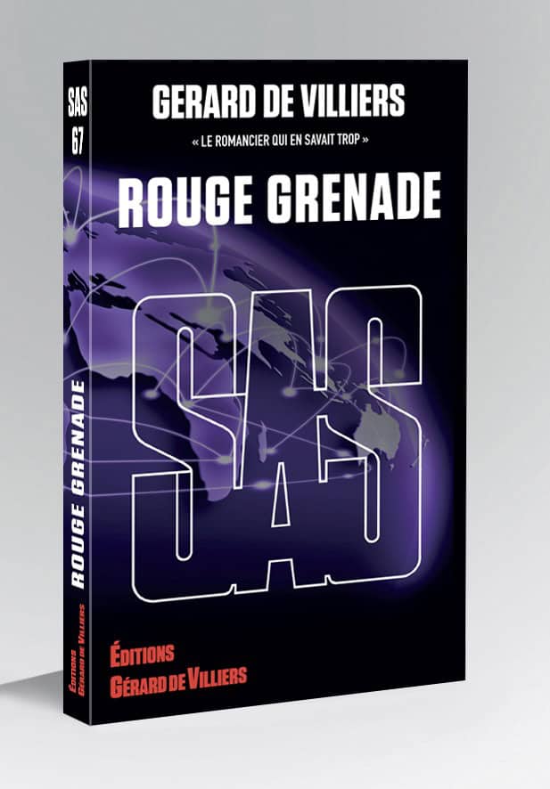 Livre de roman d'espionnage et thriller, édition SAS.